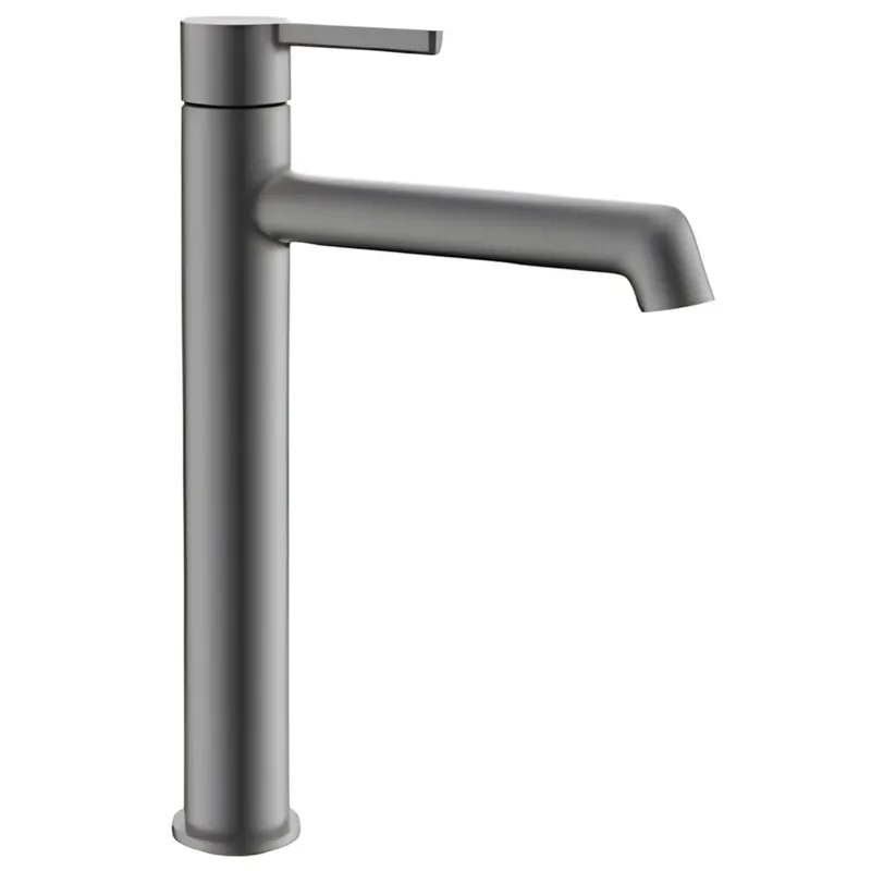 Змішувач для умивальника високий Koer KB-11029-07 Колір графіт (KR5496)