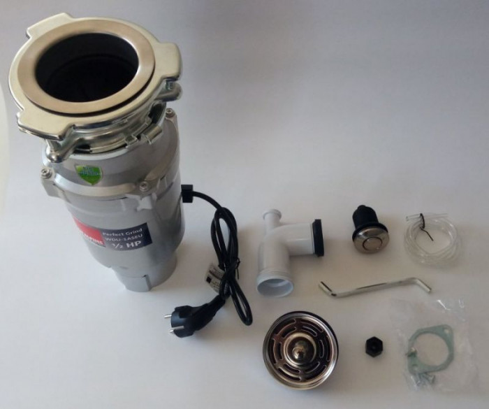 Подрібнювач харчових відходів з пневматичним перемикачем WDU-1ASEU