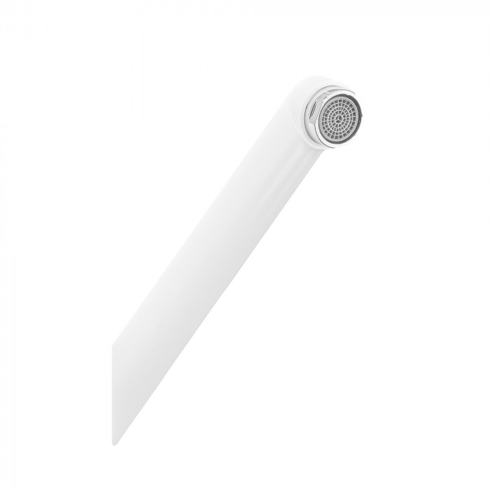 Змішувач для ванни Plamix Cezar-006 EURO SET White (з шлангом, лійкою та кронштейном) (PM0666)