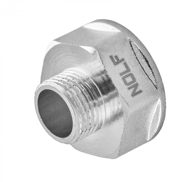 Перехідник Nolf NFC.A0608-N-3/4"Fx1/2"M нікельований (NF3086)