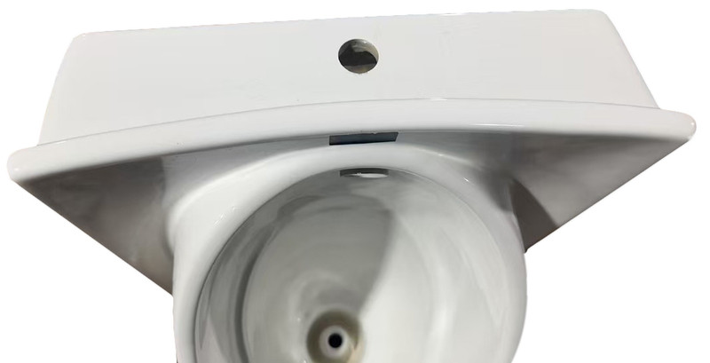 Пісуар підвісний MIXXUS PREMIUM BEVEL-1005 380x420x750mm з краном для пісуара (MP6664)