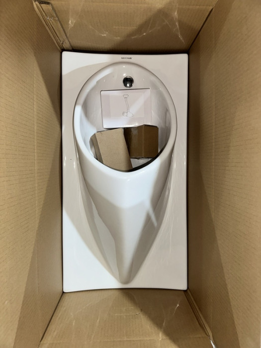 Пісуар підвісний Mixxus Premium BEVEL-1005 380x420x750mm з краном для пісуара (MP6664)