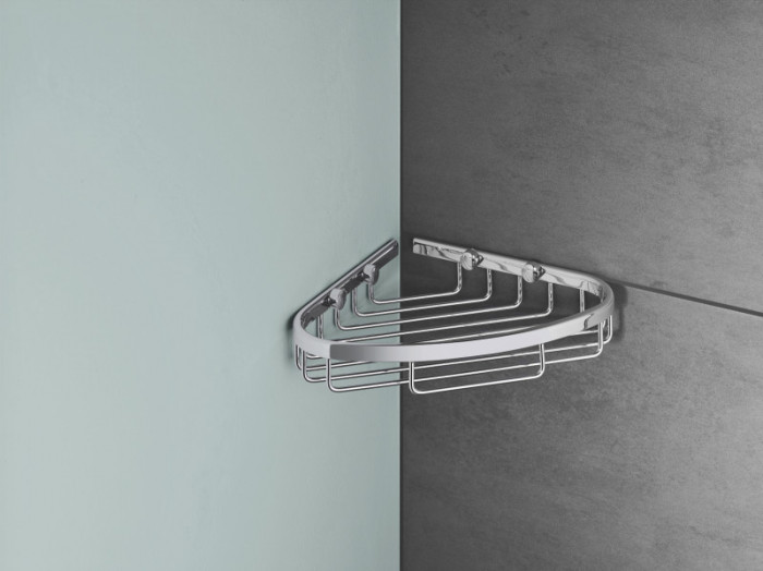 Велика кутова поличка-решітка Grohe Bau Cosmopolitan Neutral (40663001)