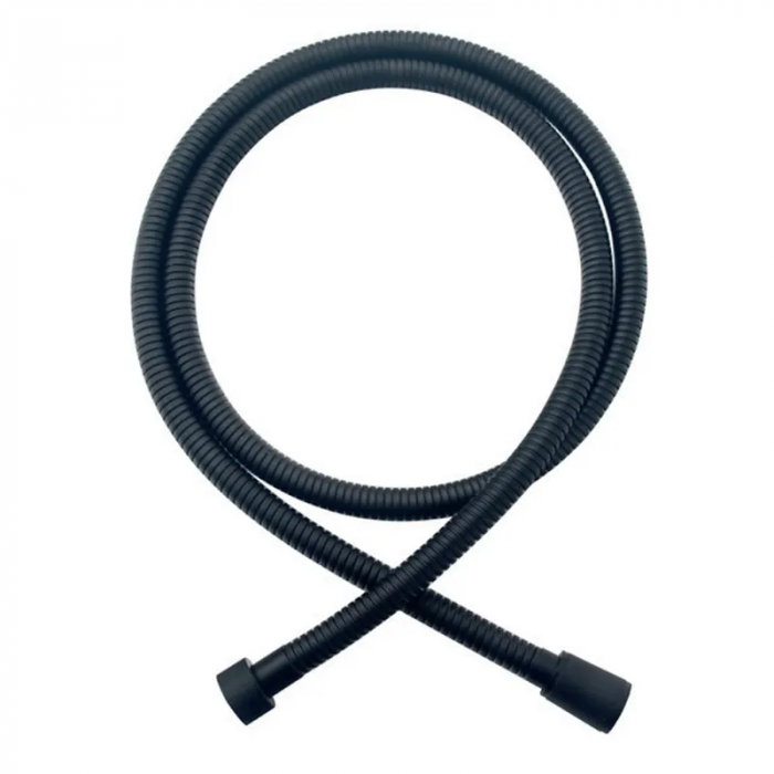 Шланг для душу Koer KB-0802-150-05 BLACK (обплетення нерж., 150 см) (KR4841)
