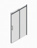 Двері у нішу розсувні KOER SR SD01-120x200-TR-07 прозоре скло EASY CLEAN 8мм графіт (KR5378)