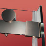 Двері у нішу розсувні KOER SR SD01-120x200-TR-07 прозоре скло EASY CLEAN 8мм графіт (KR5378)