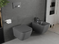 Подвесной унитаз MEXEN MADOX DARK GREY MATT темно-серый