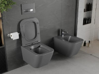 Подвесной унитаз MEXEN MADOX DARK GREY MATT темно-серый