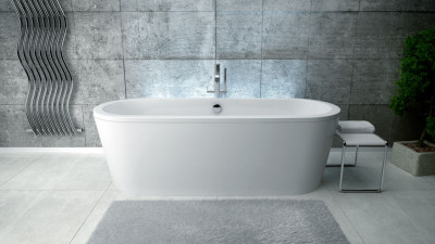 Ванна VICTORIA ретро 185х83 з сифоном