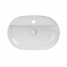 Раковина накладна MIXXUS PREMIUM ELLIPSE-0204 600х380х115mm (отвір під змішувач) (MP6679)