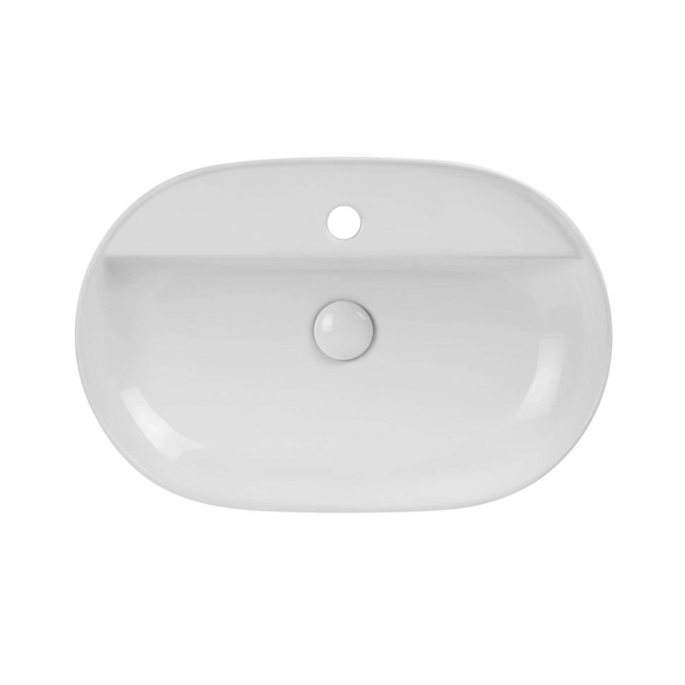 Раковина накладна MIXXUS PREMIUM ELLIPSE-0204 600х380х115mm (отвір під змішувач) (MP6679)