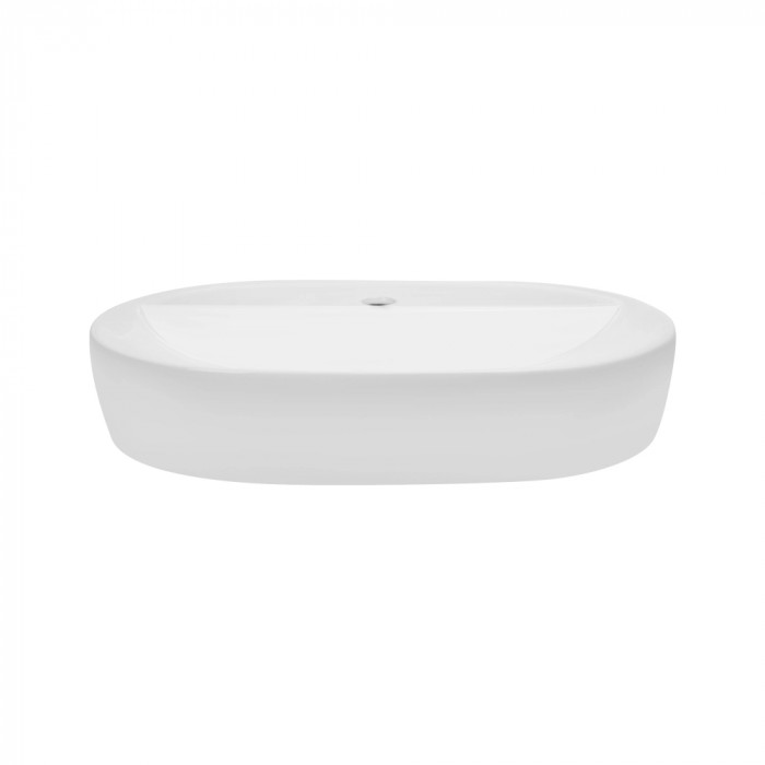 Раковина накладна Mixxus Premium ELLIPSE-0204 600х380х115mm з отвором під змішувач (MP6679)