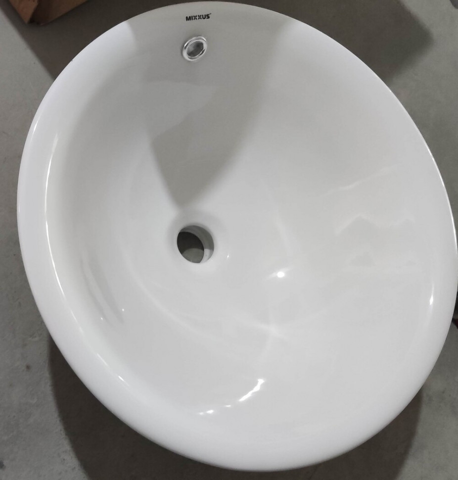 Раковина врізна на стільницю MIXXUS PREMIUM TOPPER-1601 470х470х180mm (перелив) (MP6571)