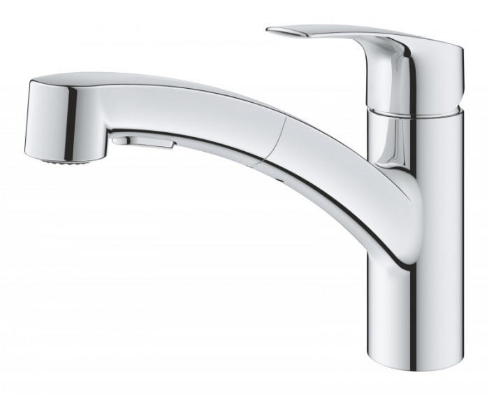Змішувач для кухні з висувним виливом Grohe Eurosmart New (30305001)