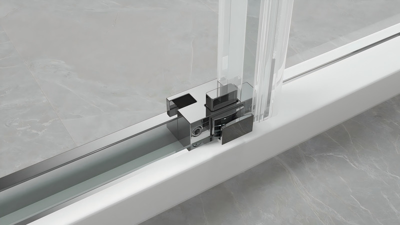Душова кабіна без піддону Koer SR SC03-90x90x200-TR-07 прозоре скло Easy Clean 6мм, графіт (KR5359)