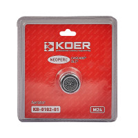 Аератор М-24 Koer KB-0102-01 NEOPERL CASCADE SLC (Колір хром) (AC0636)