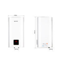 Водонагрівач "Квадрат" Mixxus EWH-13080 CUBE WET(V) накопичувальний 80 л, мокрий тен 2,0 kW (WH0612)