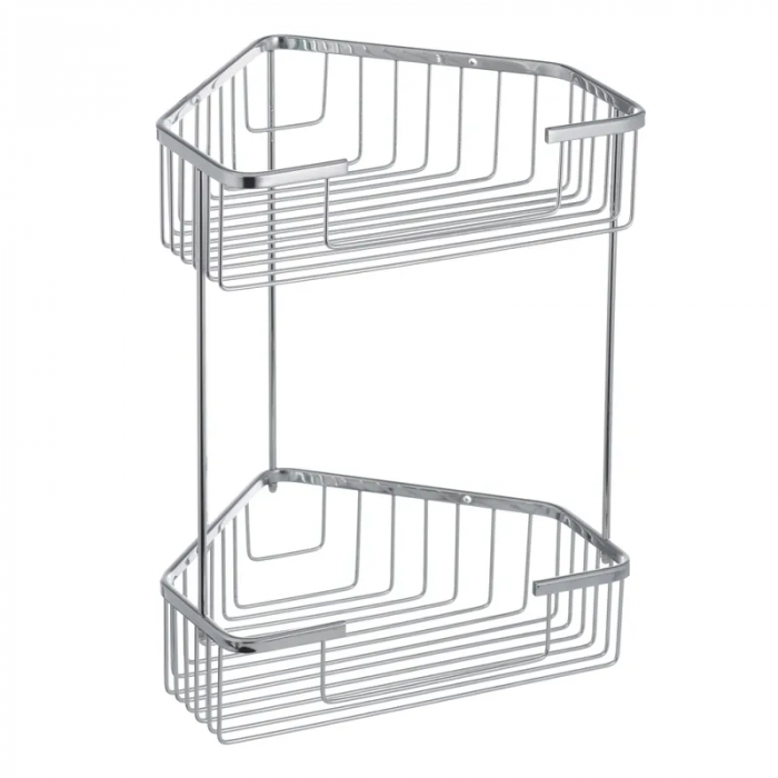 Полиця-решітка кутова 2-ярусна Zerix LR335-1 (LL1452)
