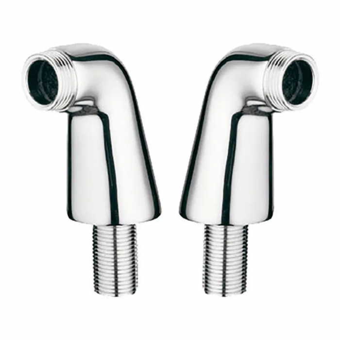 Комплект (2 шт) перехідників для установки змішувача в акрилову ванну Zerix LR77 (ZX2637)