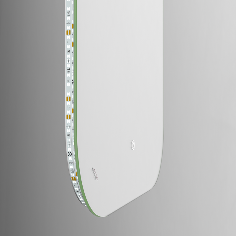 Дзеркало MIXXUS PREMIUM DIVERSE MR15-90x70-REVERSE з LED Touch, Anti-fog, димером (3-6,5kK) (MP6639)