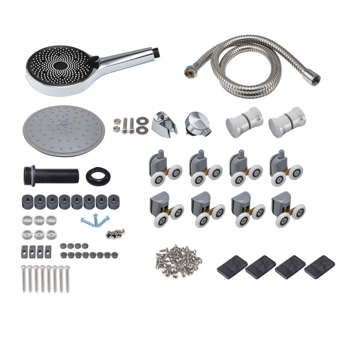 Комплект фурнітури для душового боксу Mixxus Strong SCP01-SET Chrome (MI8162)