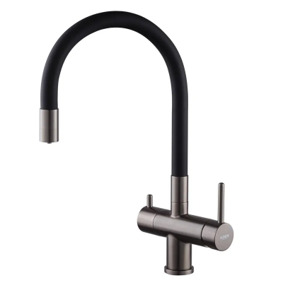 Змішувач для кухні Koer KB-72002-07 з виходом для питної води (KR5003)