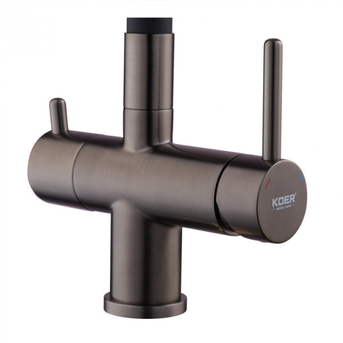 Змішувач для кухні Koer KB-72002-07 з виходом для питної води (KR5003)