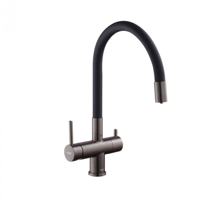 Змішувач для кухні Koer KB-72002-07 з виходом для питної води (KR5003)