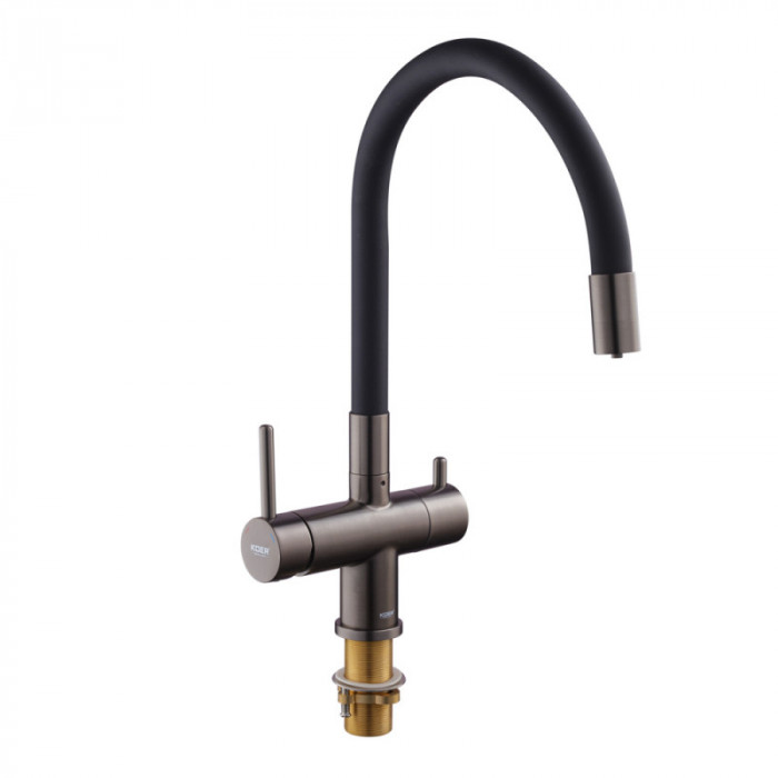 Змішувач для кухні Koer KB-72002-07 з виходом для питної води (KR5003)