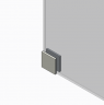 Двері в нішу Koer SR SD02-140x200-TR-01 прозоре скло Easy Clean 8мм, хром (KR5383)