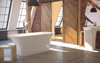 Ванна ASSOS ретро 160х70 з сифоном клік-клак