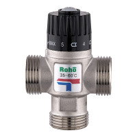Клапан змішувальний Roho R1207-100 - 1" ЗР термостатичний (35-60*C) (RO1022)