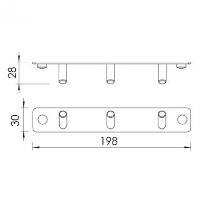 Гачок IMPRESE настінний 100111