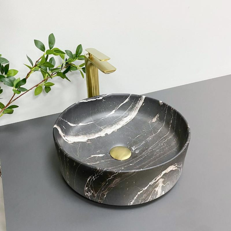 Умывальник (раковина) VBI PRATO BLACK ONYX MATT накладной