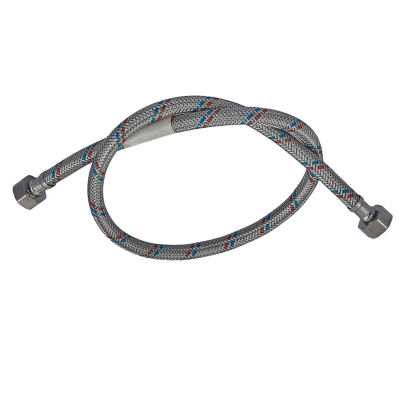 Гнучкий шланг для підключення води гайка 1/2'' - гайка 1/2'' (100 см) Zerix (ZX1554)