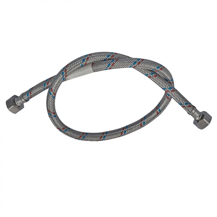 Гнучкий шланг для підключення води гайка 1/2'' - гайка 1/2'' (40 см) Zerix (ZX1550)