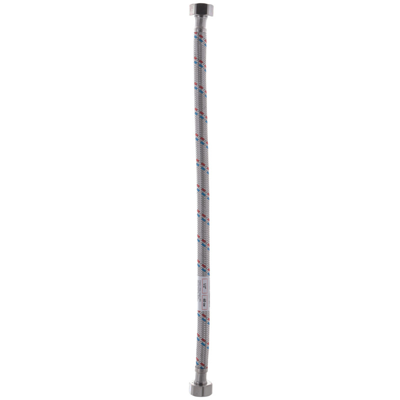 Гнучкий шланг для підключення води гайка 1/2'' - гайка 1/2'' (40 см) Zerix (ZX1550)