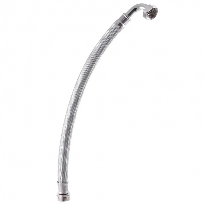 Антивібраційний шланг Vodomet DS-5207-55 нерж.сталь, гайка-латунь, 1", D-27мм., L-55см. (VO4211)