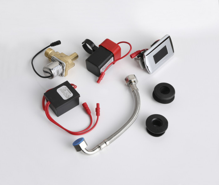 Пісуар підлоговий Mixxus Premium BEVEL-0901 380x405x1000mm з ІЧ-датчиком автоматичного змиву (MP6665)