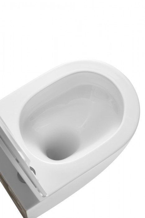 Унітаз підвісний Mixxus Premium Ellipse-0303-T3 520x365x360mm, система змиву Tornado 3.0 (MP6465)