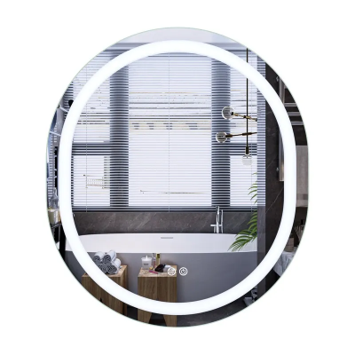 Дзеркало Mixxus Premium ELLIPSE MV05-80x70-Reverse з Led Touch, Anti-fog, димером (3-6,5kK) (MP6643)