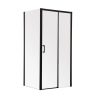 Душова кабіна без піддону Mixxus Premium DIVERSE SC03-120x80x195-TR Black прозоре скло 6мм (MI6868)