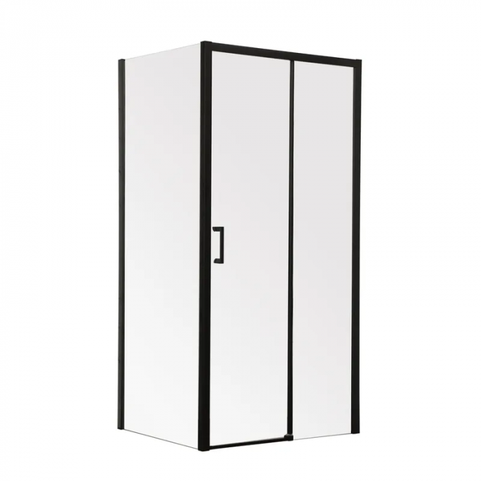 Душова кабіна без піддону Mixxus Premium DIVERSE SC03-120x80x195-TR Black прозоре скло 6мм (MI6868)