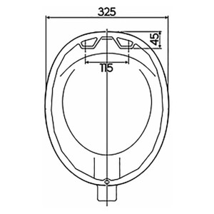 Пісуар Sniper ( 126101UA ) Kolo