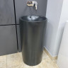 Умывальник (раковина) VBI MATERA BLACK MATT напольный