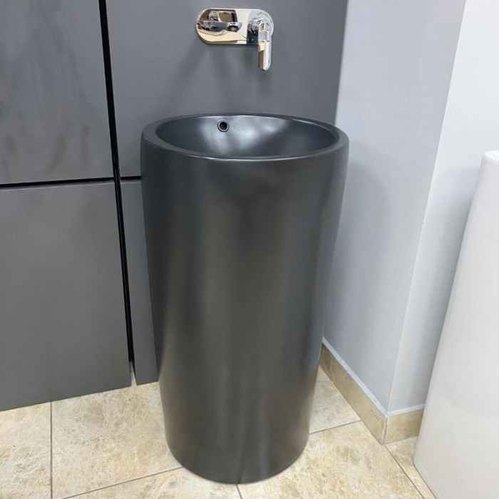 Умивальник (раковина) VBI MATERA BLACK MATT підлоговий