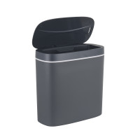 Відро для сміття сенсорне овальне MIXXUS FLAT-TC0109 GRAPHITE 9 л (колір графіт) (MI7075)