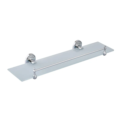 Полиця з обмежувачем (скло) Zerix AFB-0107 (ZX5042)