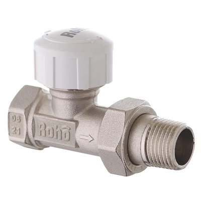 Кран радіаторний термостатичний Roho R5160-050 - 1/2&quot; (М30х1,5) прямий (RO0124)