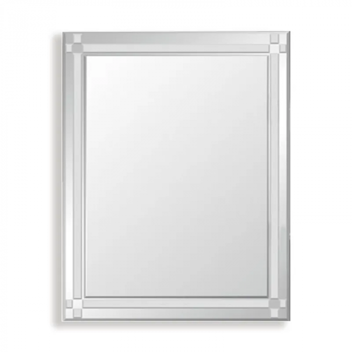 Дзеркало настінне Zerix FONTE MRZ10-60x80-Reverse прямокутне з декором (ZX5640)